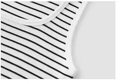 Semir chaleco mujer recortado cuello en U capas 2025 novedad de verano sensación fresca Top ajustado elegante para trajes elegantes