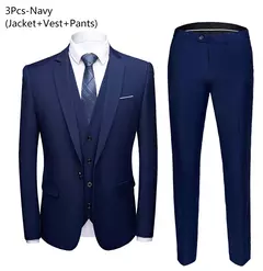 Blazers para hombre, conjuntos de 3 piezas, trajes formales elegantes para boda, chaleco completo de lujo para negocios, pantalones, Abrigos, Chaquetas clásicas - buy online