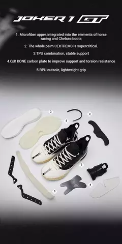 Zapatillas de baloncesto Joker 1 GT de 361 grados para hombre, nuevas zapatillas transpirables antideslizantes y resistentes al desgaste para hombre 672511103 - Eleganzie