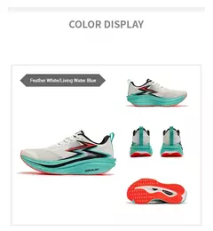 Zapatillas de correr para hombre 361 grados Flame 4,0 MIX, zapatillas de carreras para maratón con placa de carbono, zapatillas deportivas estables resistentes al desgaste para correr para hombre 672512204 on internet