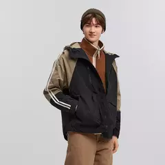 Chaqueta Semir para hombre, primavera 20224, nueva moda de retazos, prendas de vestir exteriores de tres pruebas, Top holgado con capucha - comprar en línea