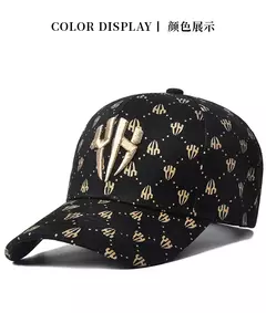 2025 nueva gorra de béisbol de marca de moda de Europa y Estados Unidos gorra impresa casual todo - Eleganzie