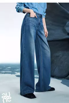 TOYOUTH, pantalones vaqueros de mezclilla para mujer, primavera 20220, nueva pierna ancha de acetato, cintura media baja, pantalones de pierna ancha rectos ajustados