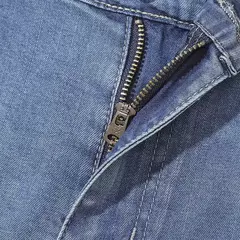 2025 verano fino hombres Lyesel suave caída moda pantalones vaqueros sueltos rectos negocios Casual pantalones de seda hielo ropa de marca