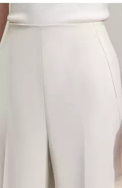 Imagen de Amii Minimalism 2024, novedad de verano, pantalones de pierna ancha para mujer, pantalones casuales básicos rectos, pantalones lisos de longitud completa para mujer 12412006