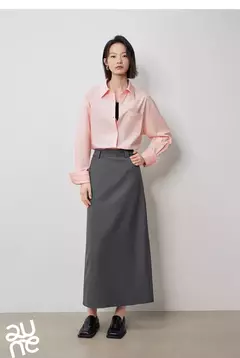 TOYOUTH-Blusa de manga larga para mujer, camisa bordada con cuello tipo Polo, ropa de trabajo informal para oficina, Otoño, 2024