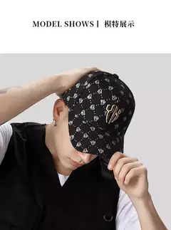 2025 nueva gorra de béisbol de marca de moda de Europa y Estados Unidos gorra impresa casual todo - tienda en línea