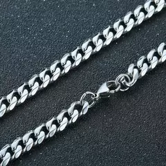 Vnox Wolesale Pulsera de cadena gruesa Miami Curb de 3-11 mm para hombres, pulsera de cadena de eslabones cubanos de acero inoxidable Punk clásico pesado en internet