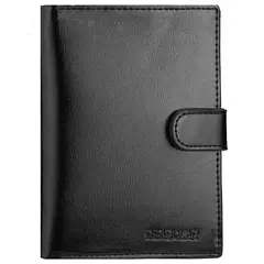 Billetera corta para hombre, monedero informal con cremallera, monedero pequeño para pasaporte en internet