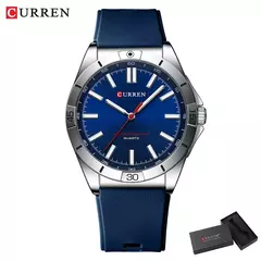 Relojes de pulsera CURREN de cuarzo simples e informales con manecillas luminosas, relojes de cuarzo de negocios a la moda, nuevo reloj para hombre 2023 - tienda en línea
