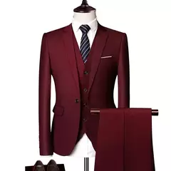 Trajes para boda para hombre, conjunto elegante de 3 piezas, 2 chaquetas, chaleco, pantalones, Blazers de lujo, traje Formal, moda clásica, traje completo 2025 - Eleganzie