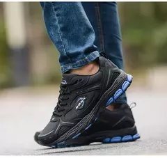 BONA, nuevos zapatos clásicos de estilo para correr para hombre, zapatos deportivos con cordones para hombre, zapatillas deportivas de cuero para correr al aire libre, cómodas