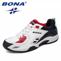 BONA, nuevo estilo Popular, zapatillas de tenis para hombre, zapatillas para correr al aire libre, zapatillas deportivas con cordones para hombre, cómodas, ligeras y suaves - comprar en línea