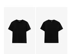 TOYOUTH-Camiseta de manga corta para mujer, Tops blancos cortos versátiles, Lyocell, cuello redondo, corte ajustado, primavera 2025