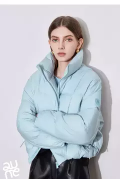 TOYOUTH-abrigo de plumón para mujer, chaqueta informal con cremallera y cuello levantado, plumón de pato blanco 20224, otoño e invierno, 90% en internet