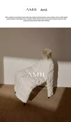 AMII-Abrigo acolchado de plumón minimalista para mujer, abrigo largo con capucha y cinturón, ligero y cálido, ropa de abrigo de moda para invierno, 2023, novedad de 12344187 - Eleganzie