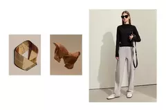 Imagen de AMII minimalismo 2024 primavera nuevo Arco Split pantalones casuales de las mujeres de cintura alta pantalones de plátano básico femenino pantalones sueltos 12421059