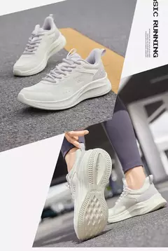 Zapatillas para correr de 361 grados para mujer, zapatillas deportivas transpirables con amortiguación para correr, resistentes al desgaste, con rebote, para primavera 682412249
