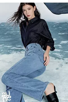 TOYOUTH Jeans de mezclilla para mujer 2025 Primavera Verano Slim Fit alta elasticidad mujeres pantalones largos de cintura baja - Eleganzie
