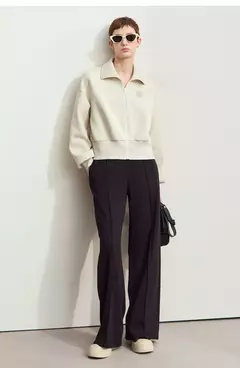 Amii-abrigo corto informal con cremallera para mujer, sudadera holgada de cuello alto, chaqueta deportiva de calle, Otoño, 2024, 12443222 en internet