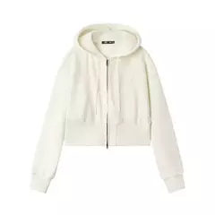 Semir-Chaqueta corta con capucha para mujer, abrigo holgado con bordado elegante, flor de ciruelo, novedad de otoño, 2024