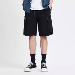 Image of Semir-Pantalones informales de longitud media para hombre, pantalón holgado, ligero y fresco, con costura de cinco pulgadas, novedad de verano 2024