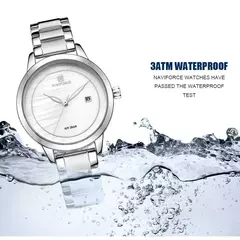 NAVIFORCE, relojes de lujo de marca superior para mujer, reloj impermeable a la moda para mujer, reloj de pulsera de cuarzo para mujer, reloj femenino, reloj femenino - tienda en línea