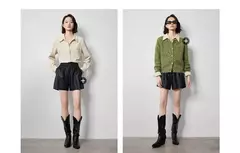 Imagen de TOYUTH-Blusa Vintage de pana para mujer, camisa de manga larga con cuello vuelto, ropa de trabajo, Tops, Otoño, 2024