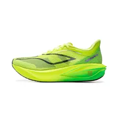 Li-ning mujeres FEIDIAN 5 CHALLENGER zapatillas de carreras para correr placa de fibra de carbono cojín de baño zapatos deportivos zapatillas transpirables ARMV002