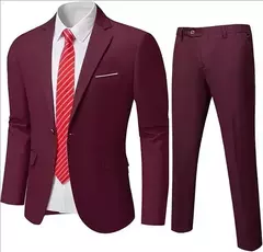 Imagen de Traje elegante para hombre para boda, 3 piezas, 2 conjuntos, Blazers, chaquetas completas, chaleco, pantalones, abrigos de lujo a la moda, traje clásico Formal 2025