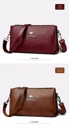Bolsos de hombro tipo bandolera de piel sintética de alta calidad para mujer, bolsos de lujo para madre 2025, bolso de mano tipo mensajero para mujer, bolso de mano de dos capas - comprar en línea