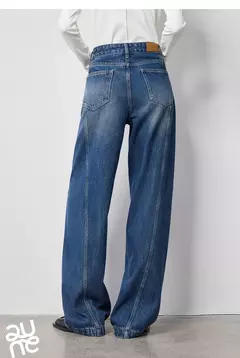 TOYOUTH-pantalones vaqueros de pierna ancha para mujer, Vaqueros largos de tiro alto con abertura, diseño perezoso, Otoño, 2024 - comprar en línea
