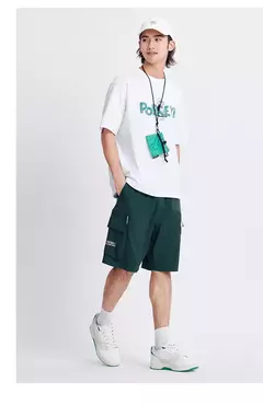 Image of Semir-Pantalones informales de longitud media para hombre, pantalón holgado, ligero y fresco, con costura de cinco pulgadas, novedad de verano 2024