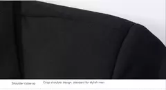 Traje de hombre para boda, 3 piezas, 2 conjuntos, Blazers, chaquetas elegantes, chaleco, pantalones, abrigos de negocios de lujo, Formal coreano de alta calidad 2024 - tienda en línea