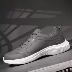 Nuevos zapatos para correr para hombre, zapatillas cálidas de invierno para hombre, zapatos antideslizantes transpirables para caminar para hombre, zapatos informales suaves con cordones, ligeros - tienda en línea