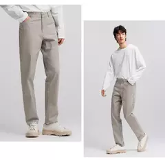 Semir pantalones casuales hombres 2024 primavera nuevo urbano diario Simple desplazamientos pantalones largos - Eleganzie