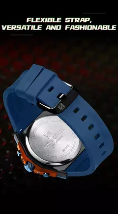 NAVIFORCE, reloj Original de lujo de alta calidad para hombre, correa de silicona, reloj de pulsera de cuarzo resistente al agua para hombre, reloj deportivo, reloj Masculino - online store