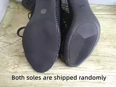 Sandalias con cordones, tacones de 9CM, zapatos de mujer, tendencia de verano 20224, botas sexis negras con punta abierta, tacones de aguja de tela a la moda, baile de Jazz para mujer - online store