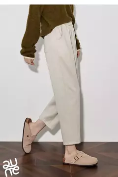 TOYOUTH, pantalones informales de lana para mujer, Otoño Invierno 20224, nueva cintura media, pantalones Harem ajustados y gruesos cálidos hasta el tobillo en internet