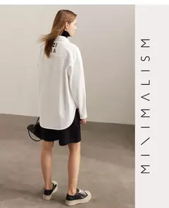 AMII-chaquetas vaqueras minimalistas para mujer, abrigos holgados de 2022 algodón, de estilo hong kong, a la moda, 100% en internet