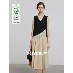 TOYOUTH Vestido de mujer 2025 Verano Nuevo vestido elegante 8529050