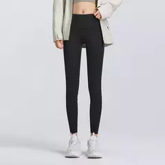 Pantalones informales Semir para mujer, pantalones ajustados de alta elasticidad, pantalones de piel de tiburón negros, novedad de primavera 2025, pantalones ajustados - tienda en línea