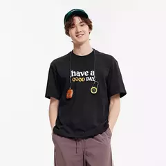 Semir-Camiseta de manga corta para hombre, Top holgado con estampado, protección contra el calor, absorbente de humedad, para uso diario, 2025, novedad de verano - buy online