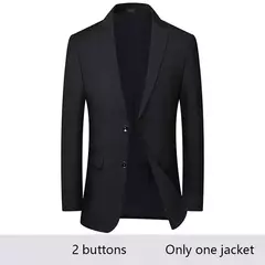 Traje de hombre para boda, 3 piezas, 2 conjuntos, Blazers, chaquetas elegantes, chaleco, pantalones, abrigos de negocios de lujo, Formal coreano de alta calidad 2024 - tienda en línea