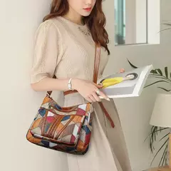 Bolso cruzado Vintage elegante para mujer, bolso de moda, bolso de hombro con múltiples bolsillos, bolso cruzado Retro que combina con todo para uso diario - comprar en línea