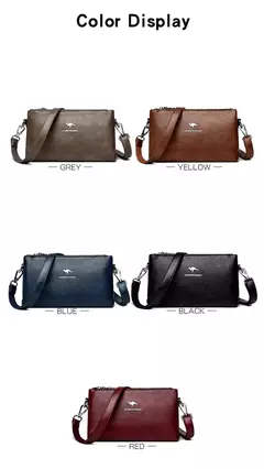 Bolsos de hombro tipo bandolera de piel sintética de alta calidad para mujer, bolsos de lujo para madre 2025, bolso de mano tipo mensajero para mujer, bolso de mano de dos capas - tienda en línea