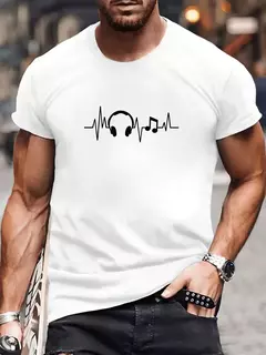 Camiseta estampada de manga corta con cuello redondo de verano para hombre, camiseta cómoda informal, ropa de moda para hombre, camisetas gráficas - tienda en línea