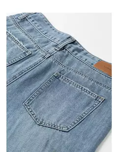 TOYOUTH Jeans de mezclilla para mujer 2025 primavera hechos a mano nuevos pantalones largos de pierna ancha rectos lavados azul claro en internet