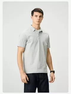 SIMWOOD 2025 novedad de verano Regular Fit 230gsm sensación fresca Sorona Piqué tela Polo camisas hombres camisetas casuales inteligentes Tops - Eleganzie