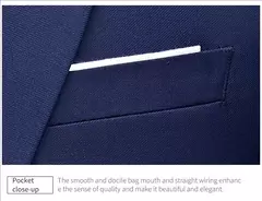 Trajes para hombres elegantes, Blazers de 3 piezas, 2 conjuntos, chaquetas de boda, chaleco, pantalones, moda de lujo, traje completo clásico, traje Formal 2025 - comprar en línea